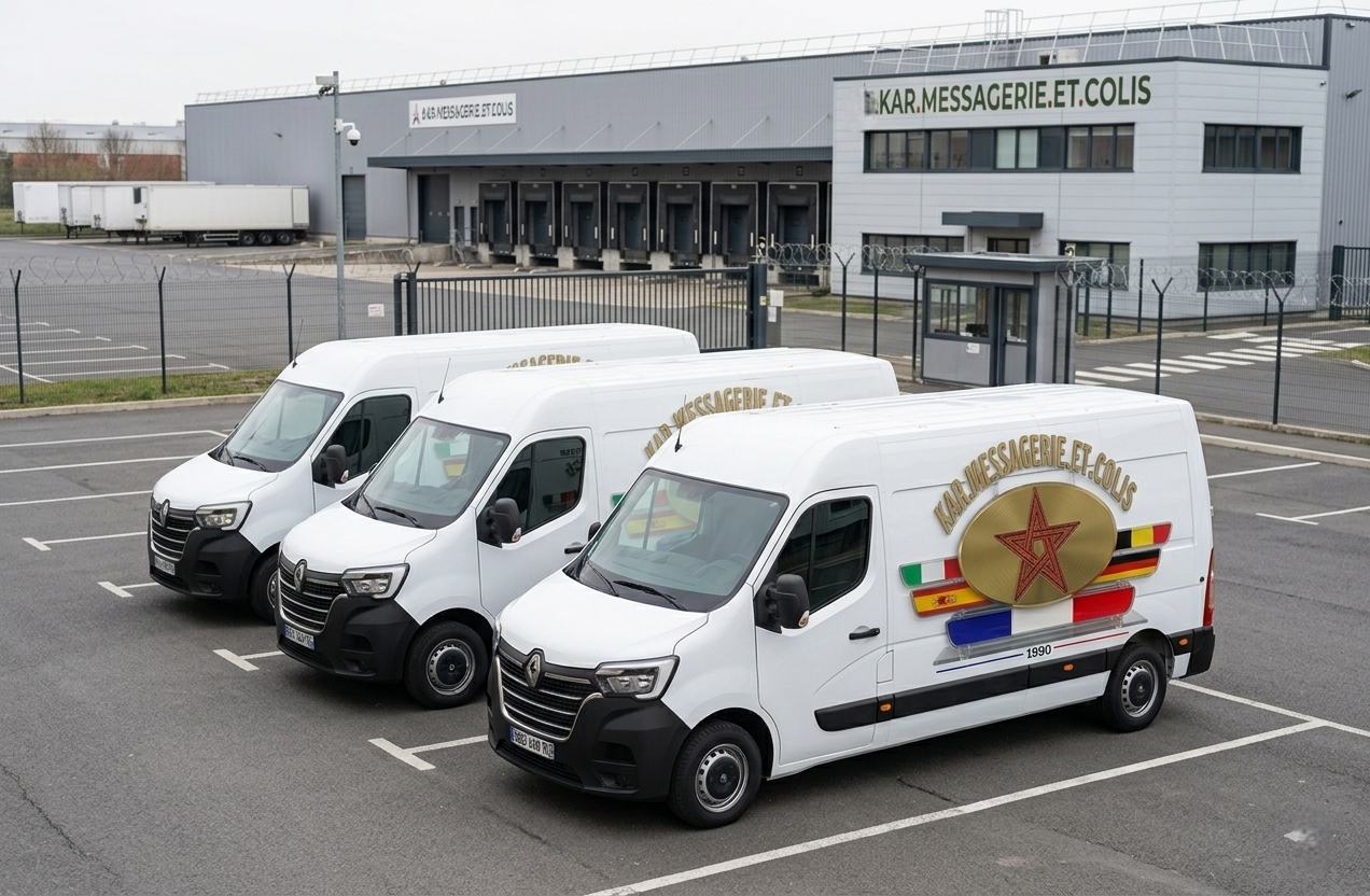 KAR Messagerie — Renault Master sur autoroute Europe